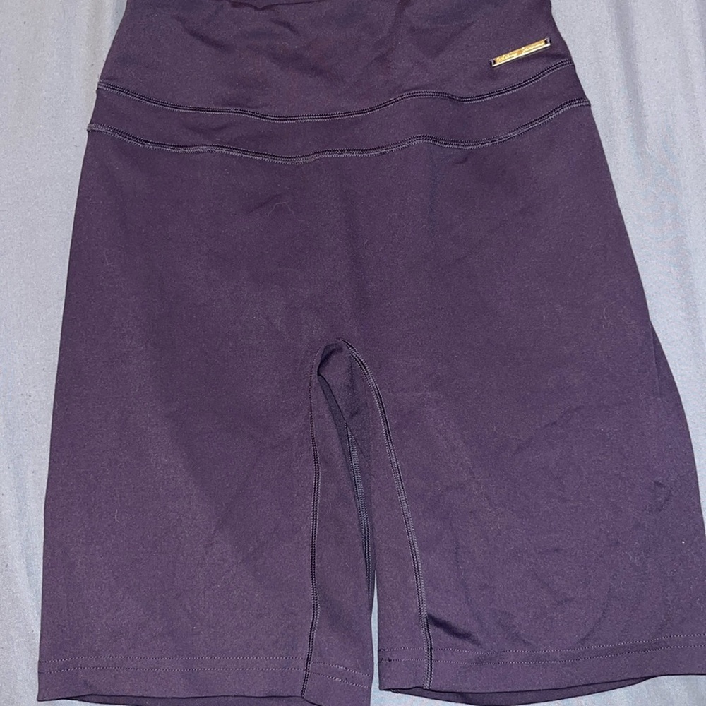 Whitney Simmons Purple Biker shorts